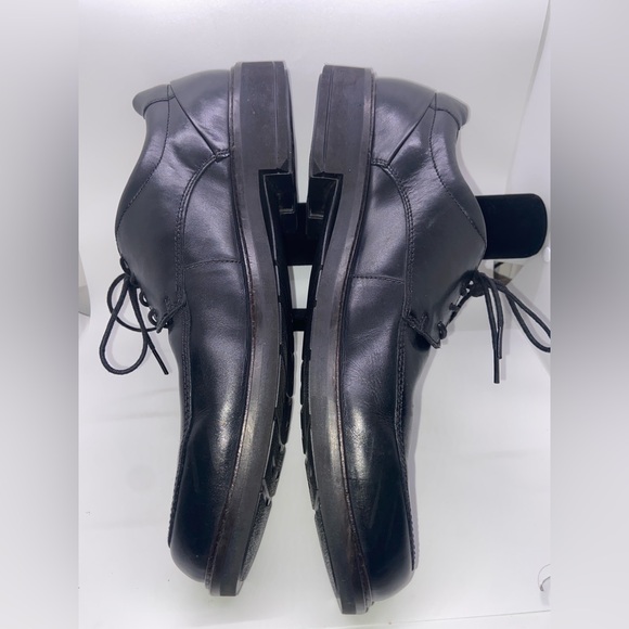 ECCO~Holton~Mens Black Leather Lace Up Oxford Dress Shoes~EU 48 US 14/14.5~EUC - Picture 3 of 7